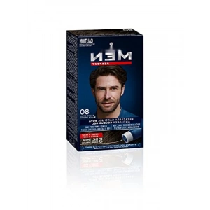 Erkekler İçin Hızlı Etkili Saç Boyası - Kahve Siyah, 80 Ml