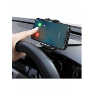 Evrensel Araç Telefon Tutucu - 360° Döner, Kaymaz Pedli ve Kolay Kurulum