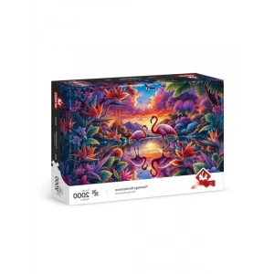 Flamingo Buluşması 2000 Parça Puzzle - Eğlenceli Zeka Oyunu