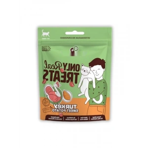 Freeze-Dried Çiğ Hindi ve Tatlı Patates Kedi Ödül Maması 40g
