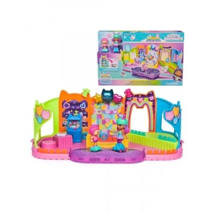 Gabbys Dollhouse Parti Odası Oyun Seti, 2 Figür ve Aksesuarlar ile