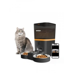 Gece Görüşlü Akıllı Kedi Mama Kabı - 1080P FHD Kamera ile
