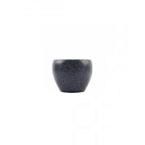 Gri Granit Toprak Saksı - 15 cm - Modern Dekorasyon