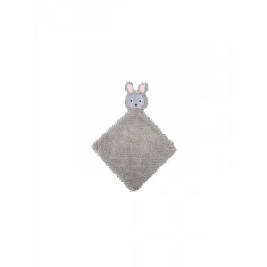 Gri Peluş Yavru Köpek Oyuncağı, 37x28x4 cm