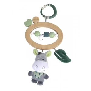 Halkalı ve Çıngıraklı Peluş Eşek Sallamalı Oyuncak