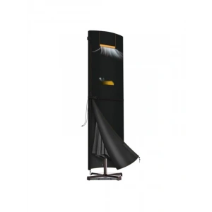 Hava Koşullarına Dayanıklı Su Geçirmez Bahçe Şemsiye Kılıfı (210-45/72/32 cm) Siyah