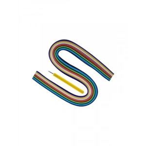 İnce Quilling Katlama Sanatı Eğitim Seti, 5 mm x 50 cm