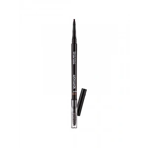 İnce Uçlu Kıl Fırçalı Otomatik Kaş Kalemi - Açık Kahve