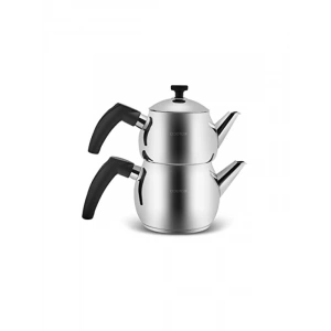 İndüksiyon Tabanlı Mini Boy Çaydanlık - 0,65L Demlik
