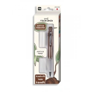Kahverengi 0,7 mm Kalem ve Silgi Yedekli Set