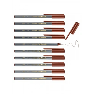 Kahverengi Fineliner Kalem Seti - 10 Adet - 0,3 mm Uç