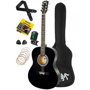Kaliteli 40 İnç Akustik Gitar Seti 4/4 Yetişkin