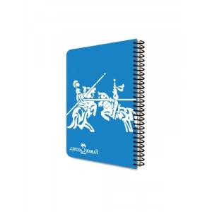 Kaliteli PP Kapaklı Kareli Spiralli Defter 80 Yaprak A4 Boyut