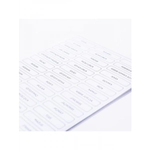 Karışık Baharat, Bakliyat ve Kuruyemiş Sticker Seti (675 Adet)
