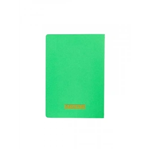 Karton Kapaklı İplik Dikişli Defter - 17x24 cm, Düz Yaprak, Yeşil