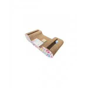 Karton Kedi Tırmalama Tahtası - 21 x 44 x 9,5 cm