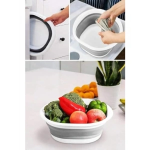 Katlanabilir 2,7 Litre Badya Leğen - Taşınabilir ve Çok Amaçlı