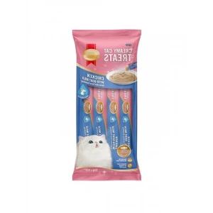 Kedi Ödülü Krema - Tavuk ve Keçi Sütü Aromalı (4 x 15 Gr)