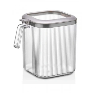 Kendinden Kapaklı Şeffaf Saklama Kabı, 2,5 Litre Kapasite