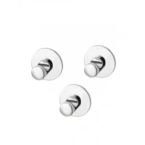 Kendinden Yapışkanlı Krom Kaplama Kanca Seti, 3 Adet, 160 x 100 mm