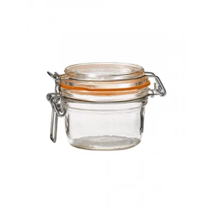 Klipsli Cam Kavanoz Seti, 125 ml (6 Adet)
