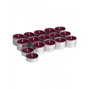 Kokulu Tealight Mum - Kırmızı Yabani Meyve Aroması