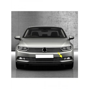 Krom Ön Tampon Sağ Sis Farı Kapağı - VW Passat B8 Uyumlu (2015-2019)