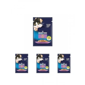 Kuzu Etli Yetişkin Kedi Yaş Maması 85g (4lü Paket)