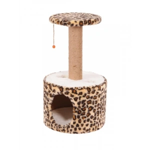 Leopar Desenli Dayanıklı Kedi Tırmalama