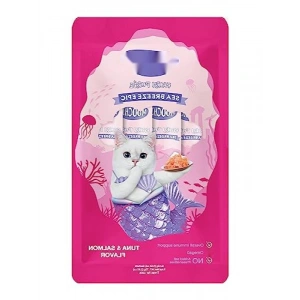 Lezzetli Ton-Somon Sıvı Kedi Ödülü 5x15 gr