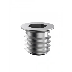 M10 Metal Düz Dişli Ahşap Dübeli - 50 Adet Set