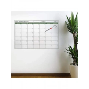 Manyetik Yapışkanlı Aylık Program Planlayıcı, 85x56 cm