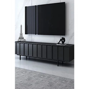 Mat Siyah Yapışkanlı Kaplama Folyosu - 61 CM x 1 MT