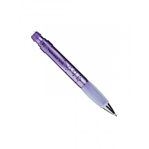 Mekanik Kurşun Kalem, 0.7 mm Metalik Mor Yıldız Desenli