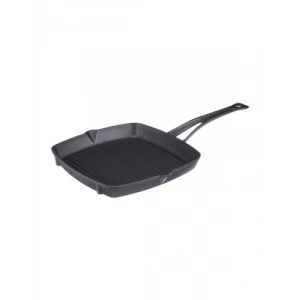 Metal Kulplu Döküm Izgara Tava - 26x26 cm