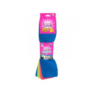 Mikrofiber Temizlik Bezi Seti, 4lü, Leke Bırakmayan ve Yıkanabilir