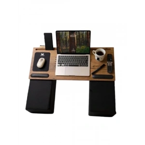 Minderli Ekstra Geniş Ergonomik Laptop ve Oyun Masası