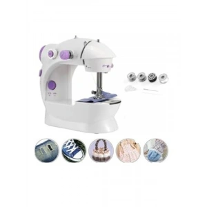 Mini Dikiş Makinesi - Elektrikli ve Pille Çalışan Taşınabilir Tasarım