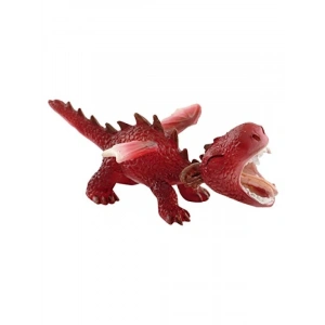 Mini Kırmızı Ejderha Heykelciği - Peri Bahçesi Decor