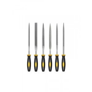 Mini Metal Eğe Seti, 5x180 mm, 6 Parça
