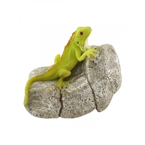 Minyatür Peri Bahçesi ve Teraryum İguana Heykeli - 8,3 cm