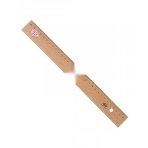 Modern Tasarımlı Ahşap Cetvel, 30 cm