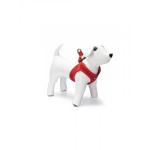 Neopren Köpek Göğüs Tasması, Kırmızı, XS Boy, 30-35 cm Ayarlanabilir