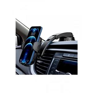 Otomatik Klipsli Araba Telefon Tutucu - Ayarlanabilir Cam ve Torpido için