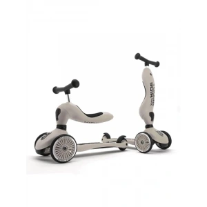 Oturaklı Çocuk Scooter - Açık Gri Renk