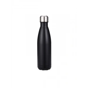 Paslanmaz Çelik 500 ml Termos Şişe - Siyah