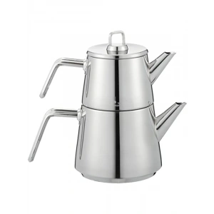 Paslanmaz Çelik Jumbo Çaydanlık - 3 Parça Set