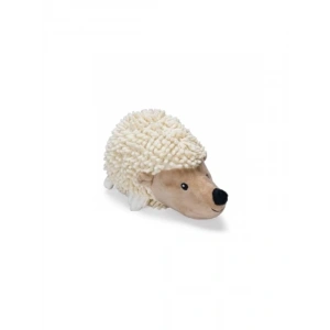 Peluş Kirpi Köpek Oyuncağı, Beyaz, 26x14x15 cm