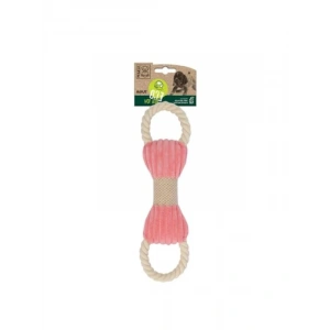 Pembe Bej Kemik Şekilli Köpek Oyuncağı