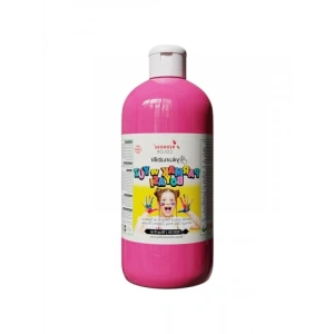 Pembe Parmak Boyası - 500gr Eğlenceli Sanat Aktiviteleri için